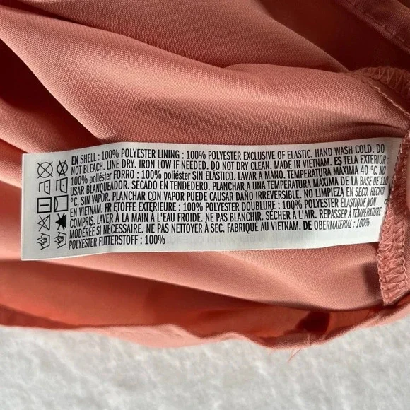 FOREVER 21 Dress Size M Cocktail Cami Mini Bow Backless Spaghetti Strap Pink - Picture 8 of 11